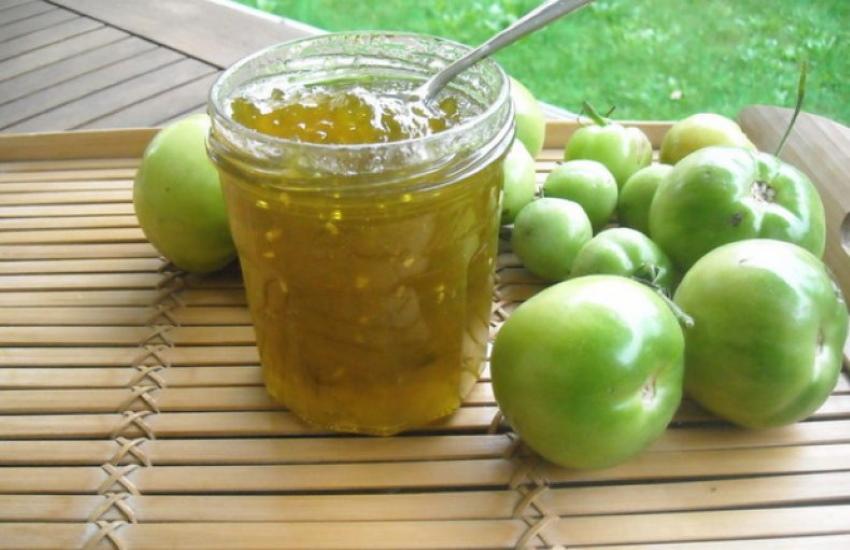 confiture de tomates vertes