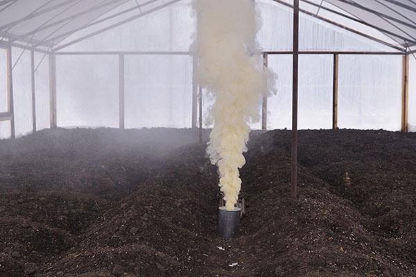 bomba de humo sulfúrico