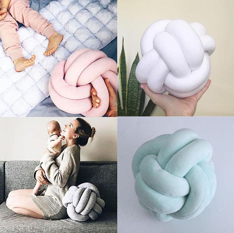 nudo de almohada con estilo con tus propias manos