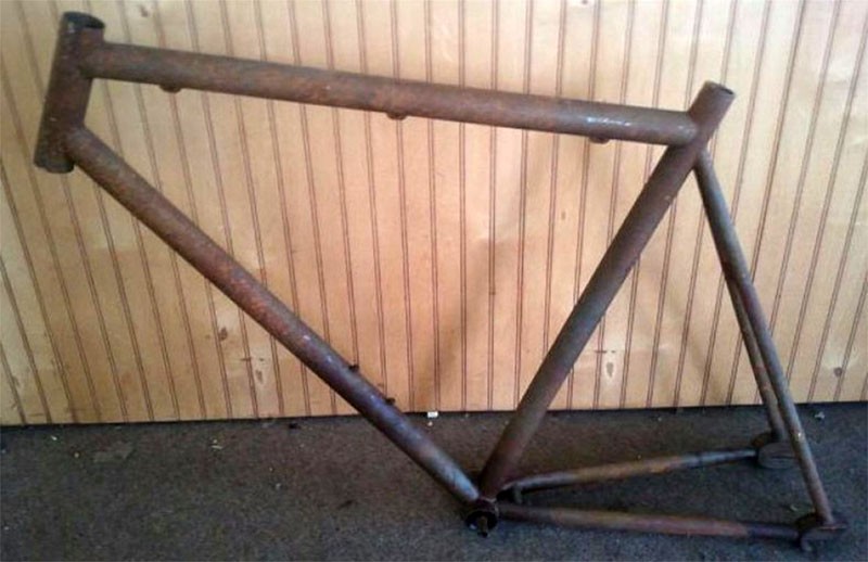 marco de bicicleta vieja
