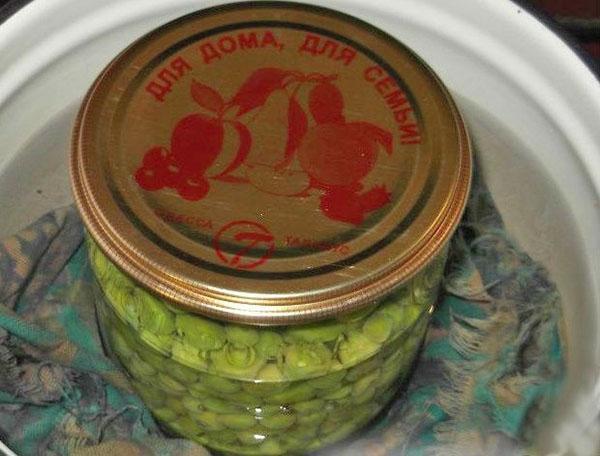 esterilizar guisantes