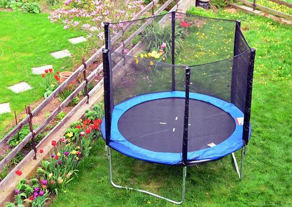 trampoline sécuritaire