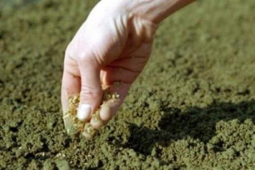 semer avec du sable