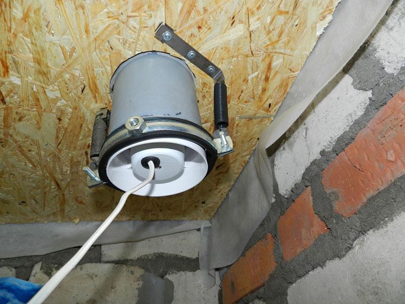 ventilation forcée dans la cave