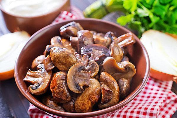 Champignons frits