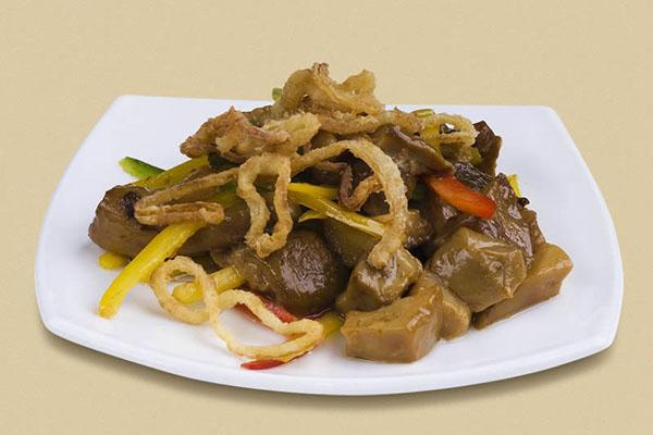 champignons sautés aux oignons