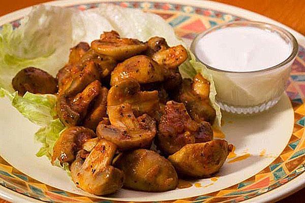 Champignons frits