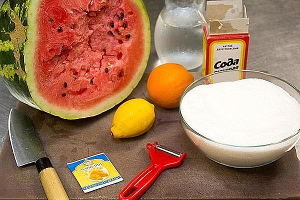 ingrédients pour faire de la marmelade