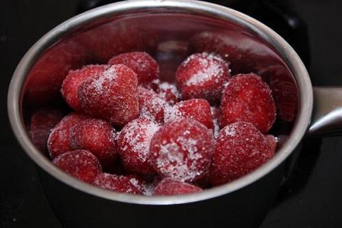 fresas descongeladas