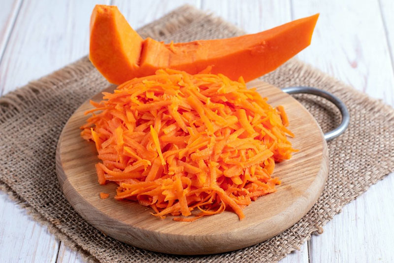 calabaza rallada
