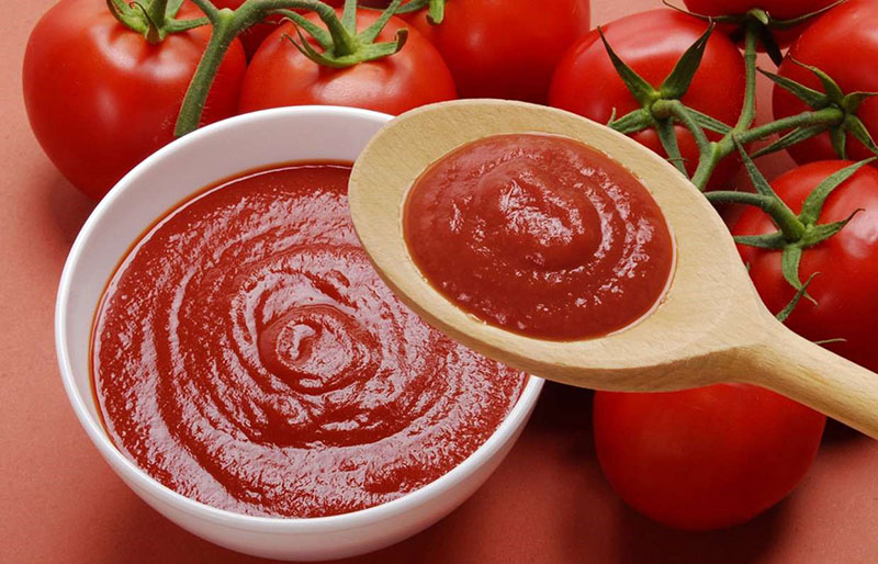 puré de tomate fresco