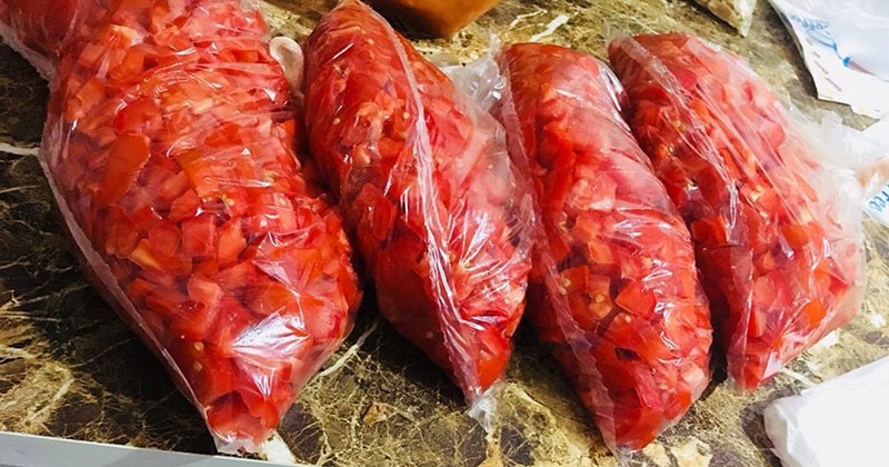 congelar tomates para ensaladas