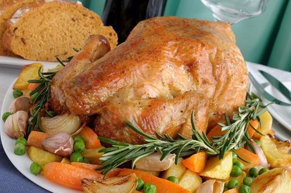 poulet au four