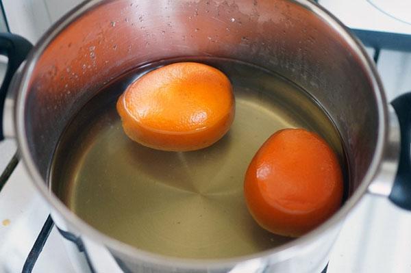 faire bouillir des oranges