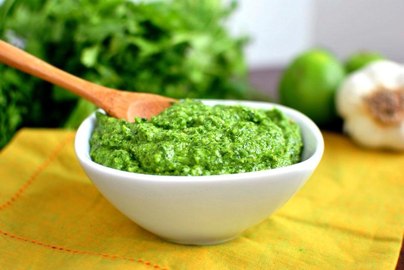 sauce verte épicée