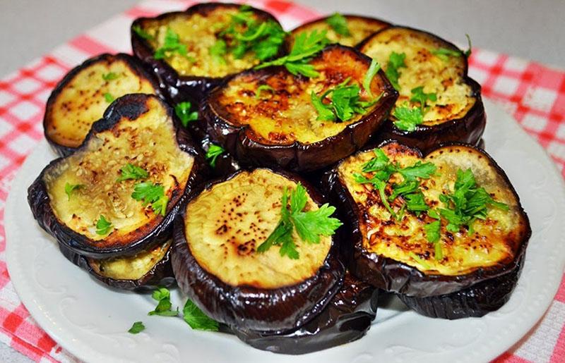 aubergine tranchée