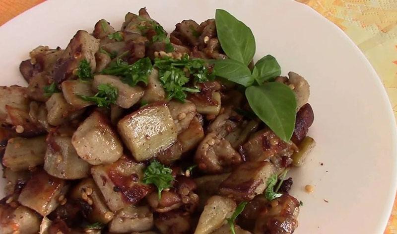 comment faire cuire des aubergines aux champignons