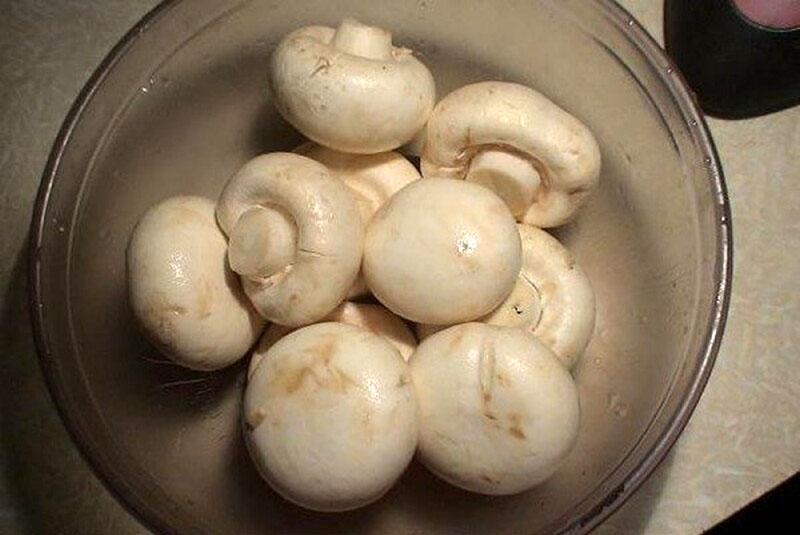 laver les champignons