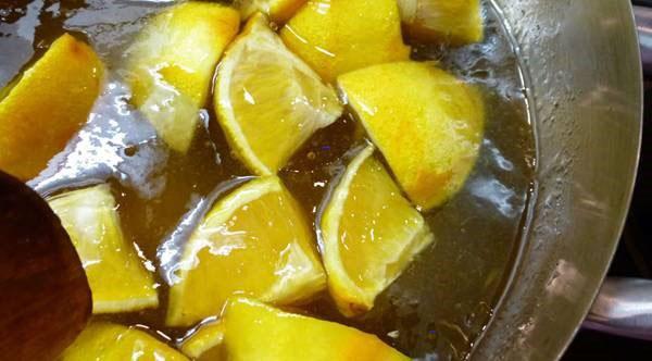 faire bouillir des oranges
