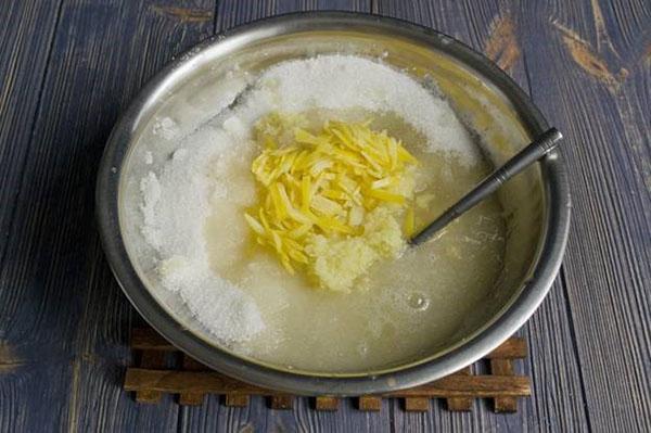 presser le jus de citron et mélanger les ingrédients