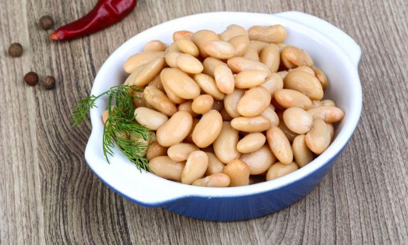 haricots bouillis pour salades