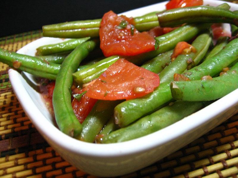 ensalada de judías verdes