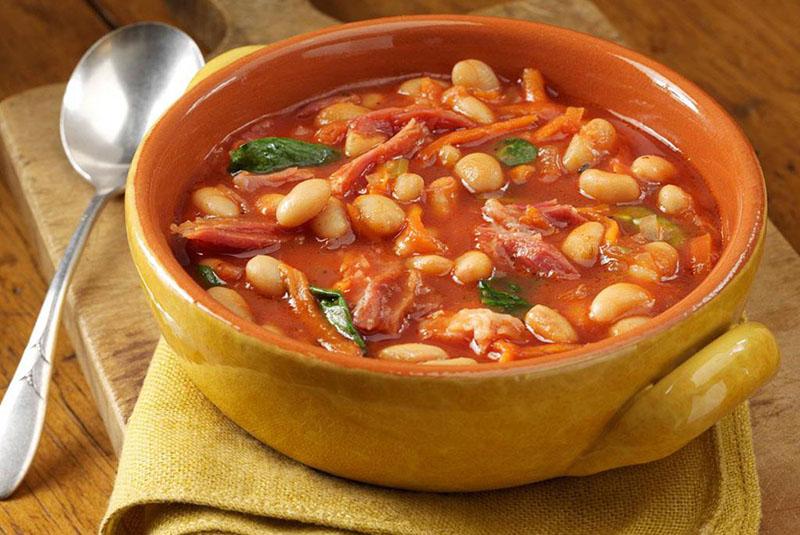 plato de frijoles