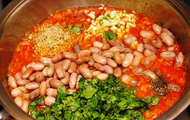 cómo cocinar frijoles con verduras
