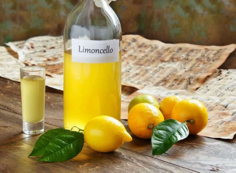 licor de limón italiano