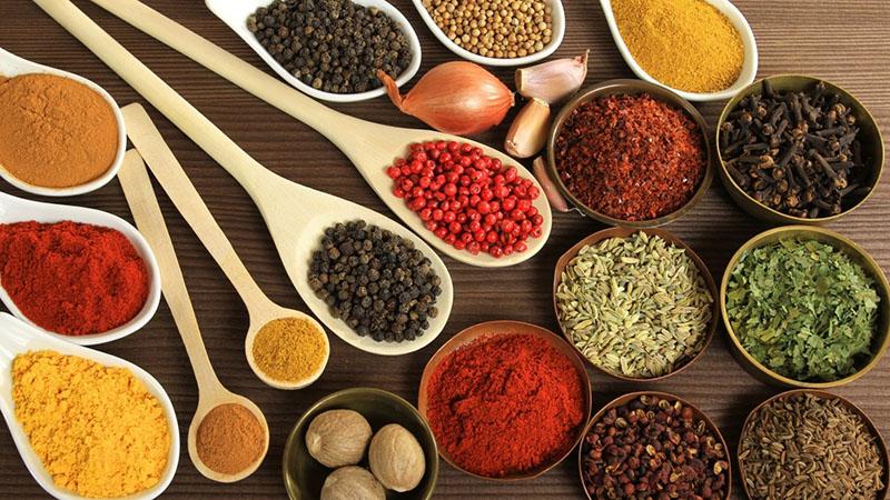 especias para una deliciosa marinada