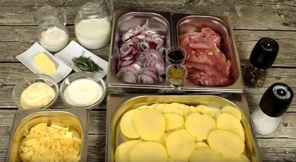 preparación de ingredientes