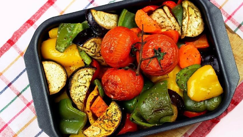 légumes cuits au four