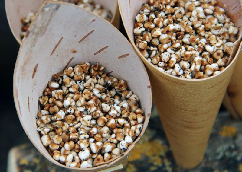 contenido calórico de las palomitas de maíz de trigo sarraceno