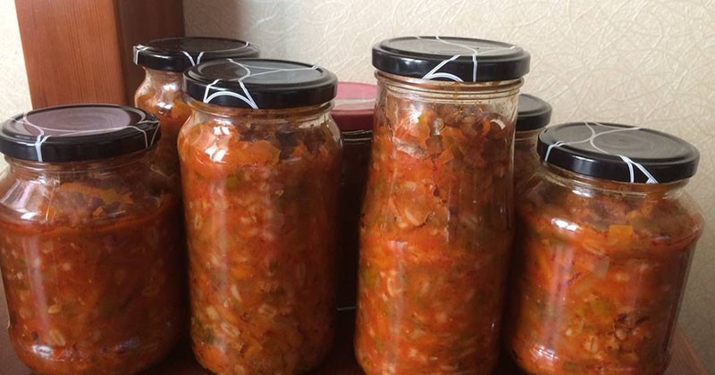 pepinillo con cordero para el invierno