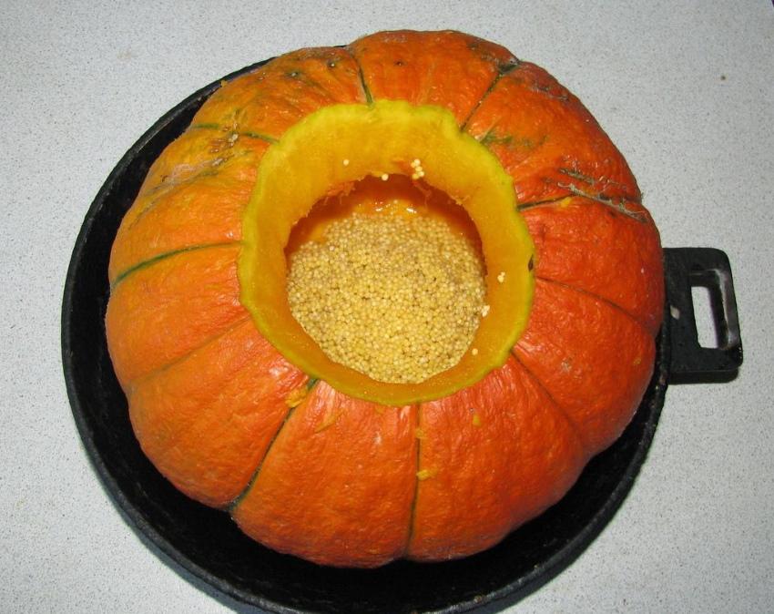 mijo en calabaza