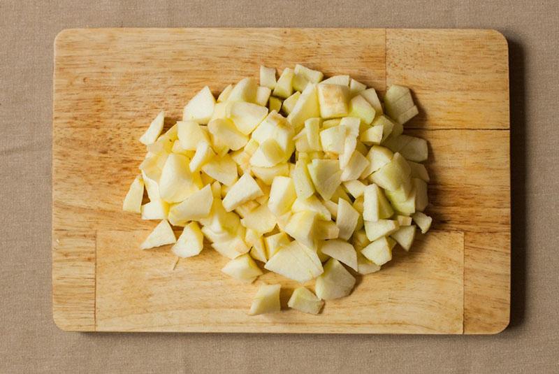 cortar manzanas
