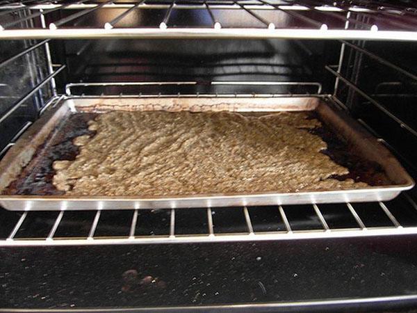 estratificación de semillas en el horno