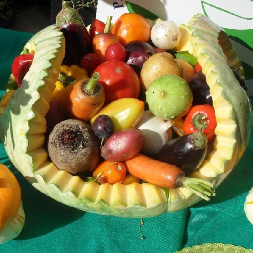 canasta de calabaza