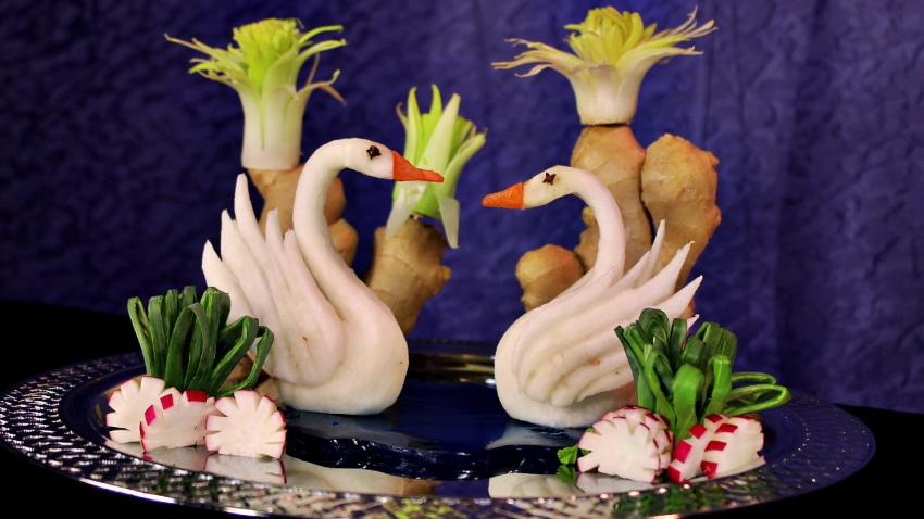cisnes vegetales