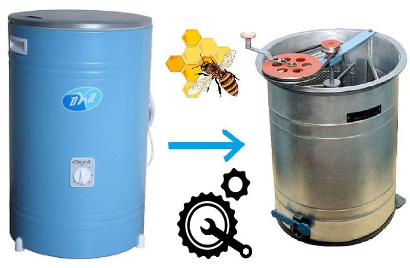 comment faire un extracteur de miel à faire soi-même à partir d'une machine à laver