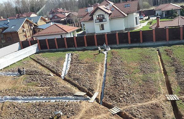 drainage de chantier