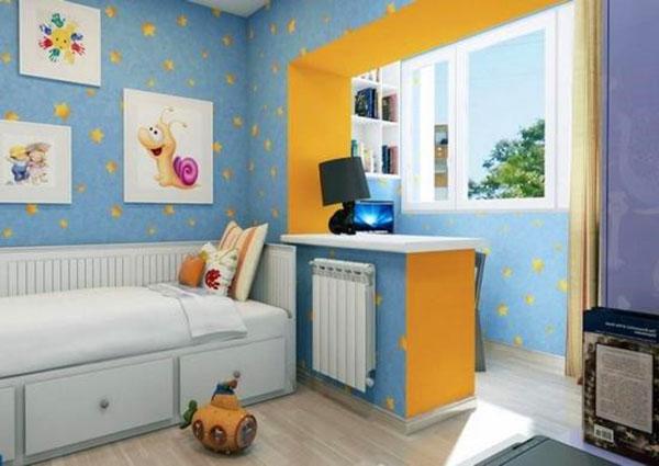 uniendo el balcón a la habitación