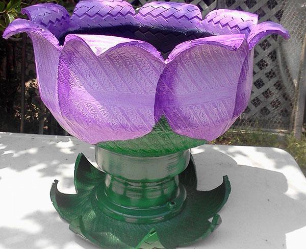 pot de fleur de pneu