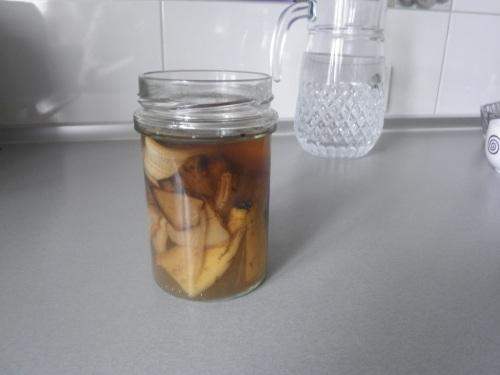 infusión de plátano