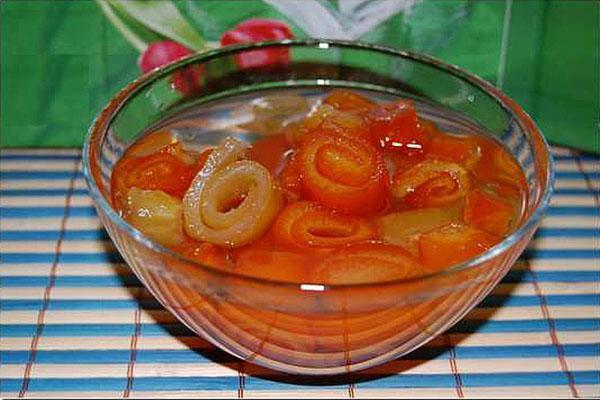 mermelada de cáscara de mandarina