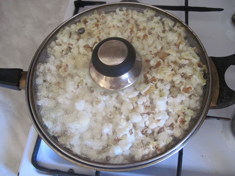 pop-corn prêt à manger