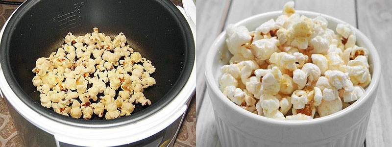 cómo hacer palomitas de maíz con maíz en una olla de cocción lenta