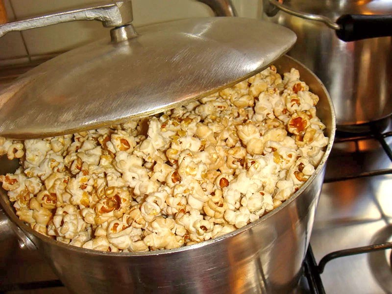 comment faire du pop-corn à partir de maïs dans une casserole