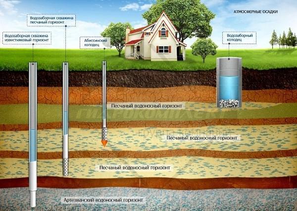 opciones de ingesta de agua