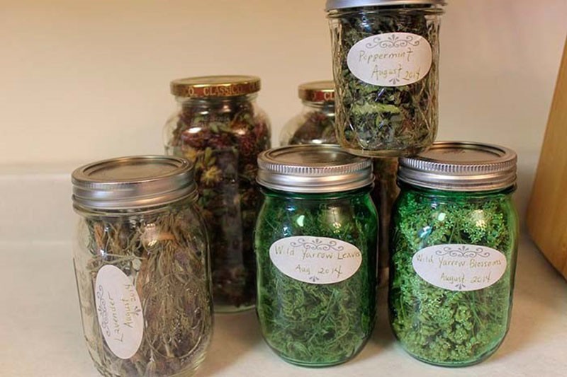 verduras en frascos